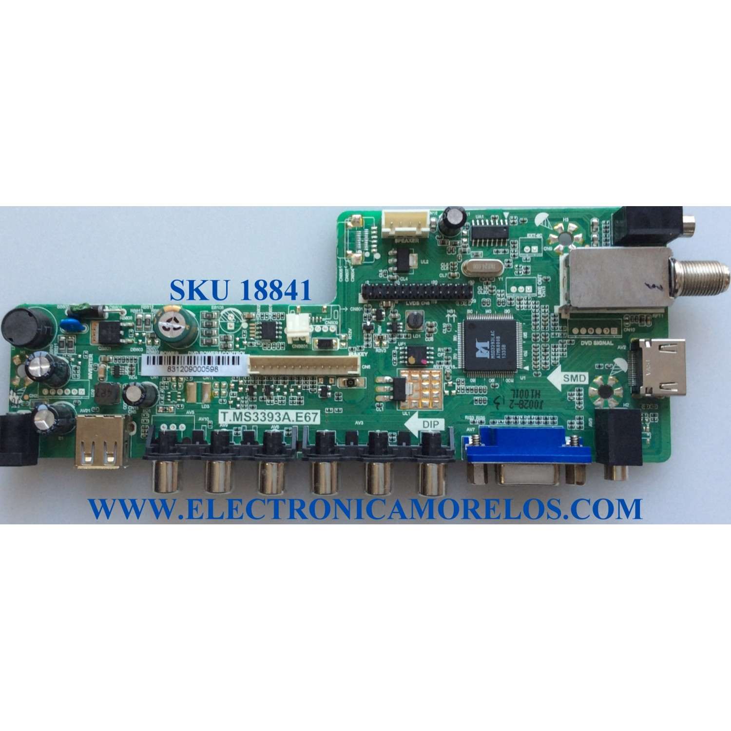 MAIN / POLAROID K13090028 / T.MS3393A.E67 / 831209000598 / E254215 / PANEL M240HTN01.0 / MODELO 24G5R3000